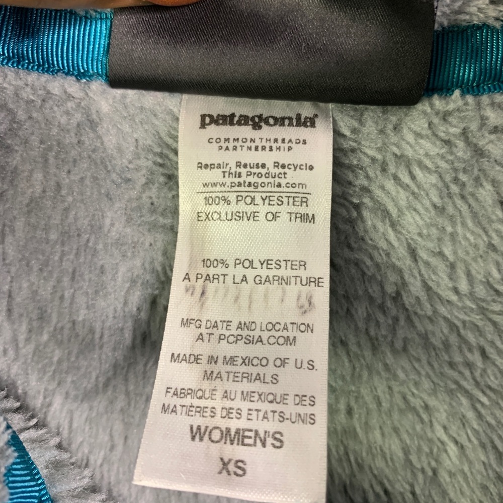 Patagonia Re-tool Full Zip Fleece XS B-88 - Picture 4 of 6